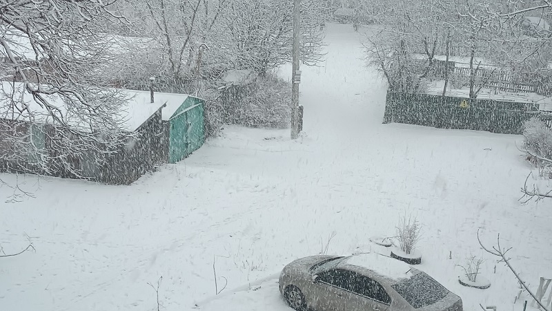 Шквал и сильный снег ожидаются в Ульяновске в ночь на 13-е