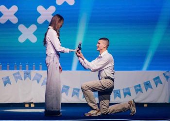 Студент ульяновского политеха сделал предложение любимой на сцене форума «Твой Ход – 2025»