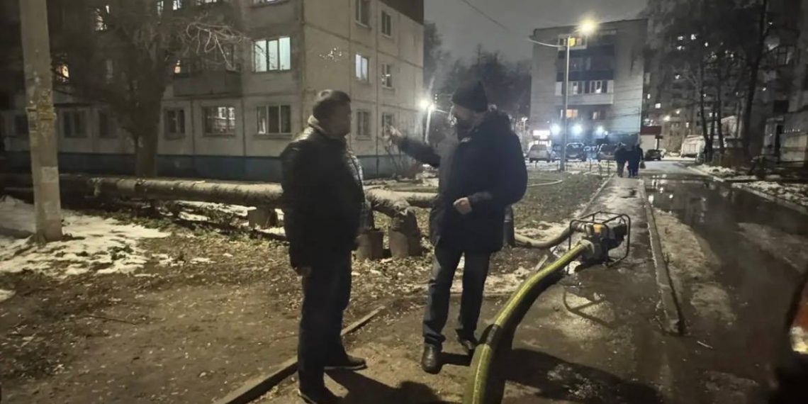 На теплотрассе в Засвияжье случилась авария