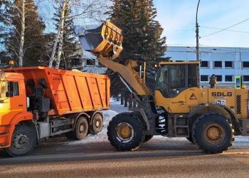 Ульяновские дорожники вывезли более 12 тысяч кубометров снега за неделю