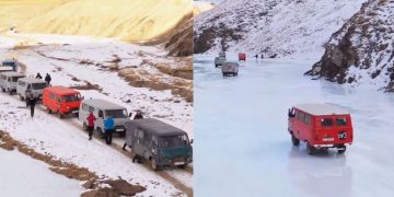 Голландцы покоряют киргизские просторы на ульяновской «Буханке»