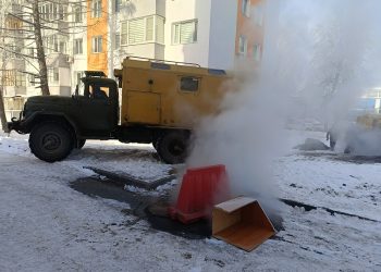 В центре Ульяновска восстановлено отопление в большинстве домов после порыва теплотрассы