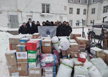 Из Ульяновска на передовую отправился первый в этом году конвой гумпомощи