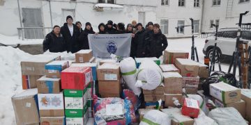 Из Ульяновска на передовую отправился первый в этом году конвой гумпомощи