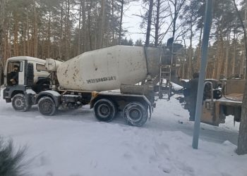 В ульяновском детском лагере имени Деева заливают фундамент под новый корпус