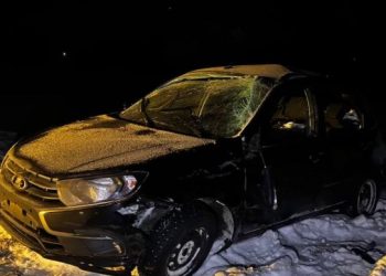 На трассе под Ульяновском в ДТП погибла пассажирка улетевшей в кювет «Гранты»