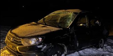 На трассе под Ульяновском в ДТП погибла пассажирка улетевшей в кювет «Гранты»