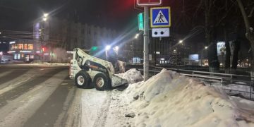 За выходные из Ульяновска вывезли 156 самосвалов снега