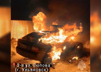 Четыре пожара за сутки ликвидировали в Ульяновской области