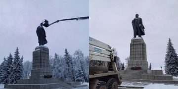 В Ульяновске Ленина оставили без «шапки»