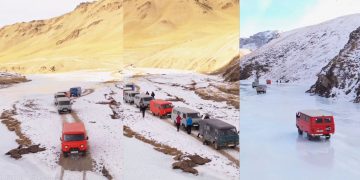 Голландцы покоряют киргизские просторы на ульяновской «Буханке»