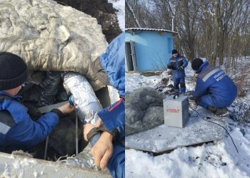 Специалисты из Ульяновска помогли ликвидировать последствия морозов в ЛНР