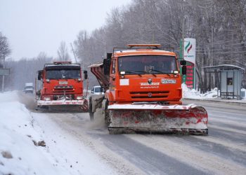 Ульяновские дорожники израсходовали треть реагентов, требуется пополнение запасов