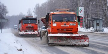 Ульяновские дорожники израсходовали треть реагентов, требуется пополнение запасов