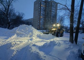 25% месячной нормы снега выпало в Ульяновске за 24 часа