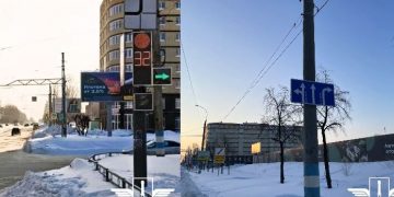 Светофоры на перекрёстке в Ульяновске модернизировали для улучшения трафика