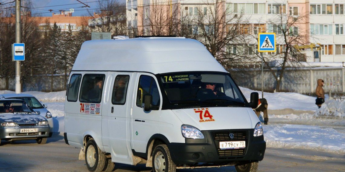 Ульяновская маршрутка №74 изменила схему движения из-за снега