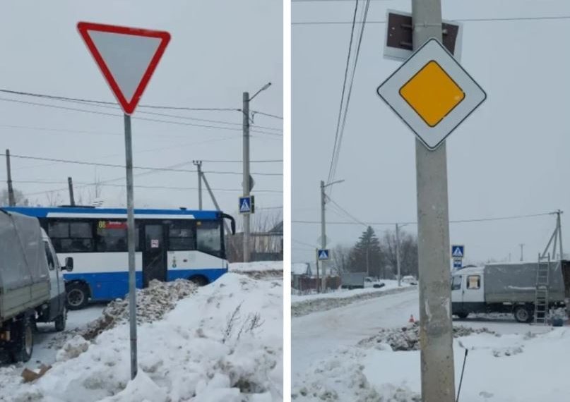 Мэр Болдакин распорядился установить знаки на проблемном перекрёстке Ульяновска