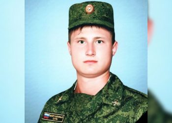 Николаевский район прощается с погибшим на СВО ефрейтором Андреем Рябовым