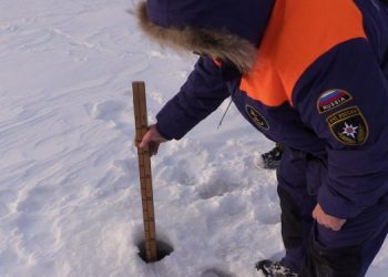 МЧС опубликовало данные о толщине льда на реках Ульяновской области