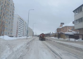 205 тонн противогололедных материалов за сутки использовали ульяновские дорожники
