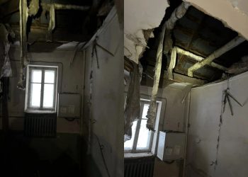 В Ульяновске начали разбирать завалы после обрушения потолка в аварийном доме