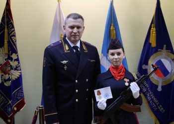 В Ульяновске кадеты полицейского класса приняли торжественную клятву