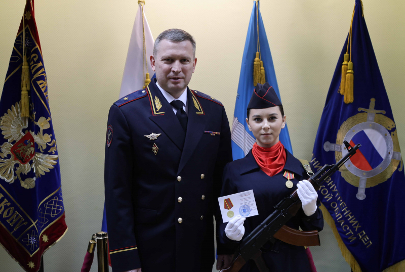 В Ульяновске кадеты полицейского класса приняли торжественную клятву