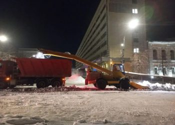 В Ульяновске подвели итоги борьбы со снегом в ночь на 5 февраля