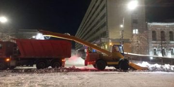 В Ульяновске подвели итоги борьбы со снегом в ночь на 5 февраля