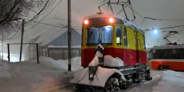 Три трамвайных маршрута в Ульяновске изменены из-за снега