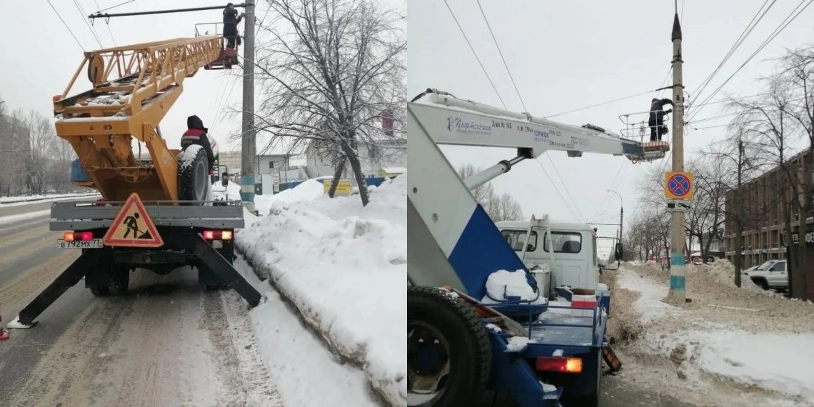 В Заволжье впервые за 30 лет засветился проспект Туполева