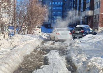 Север Ульяновска частично остался без ХВС из-за порыва водопровода