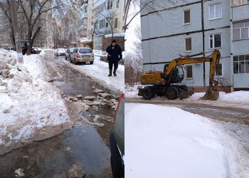 Из-за порыва без воды остались несколько улиц Засвияжского района Ульяновска
