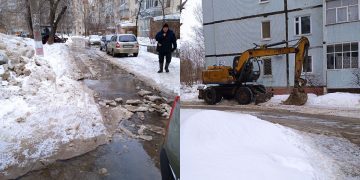 Из-за порыва без воды остались несколько улиц Засвияжского района Ульяновска