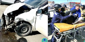 Спасатели помогли госпитализировать пострадавшего в ДТП на севере Ульяновска