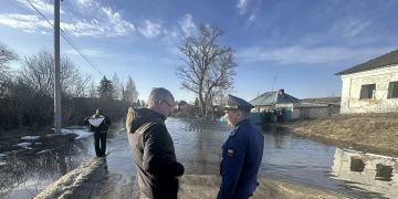 Прокуратура проверяет факт подтопления домов в селе Труслейка из-за прорыва дамбы