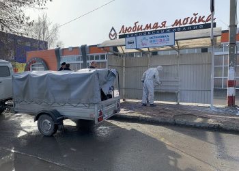 Ульяновские дорожники получили новое оборудование для покраски остановок