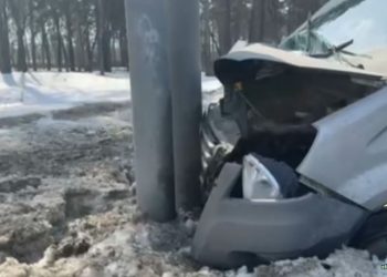 Около Суворовского училища в Ульяновске погиб водитель «Газели»