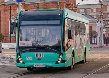 Более тысячи ульяновцев оценили комфорт электробуса «Сириус» за две недели
