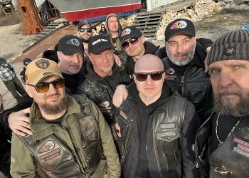 «Ночные волки» из Ульяновска приняли участие в патриотической акции у горы Гасфорта