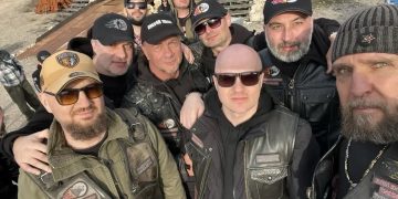 «Ночные волки» из Ульяновска приняли участие в патриотической акции у горы Гасфорта