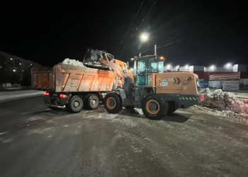 Ульяновские дорожники отчитались о вывозе снега и очистке ливневок