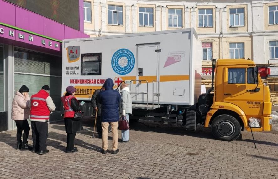 Передвижной флюорограф будет работать в центре Ульяновска 25 марта