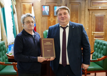 Мэр Болдакин встретился с летописцем Ульяновска Ильиным