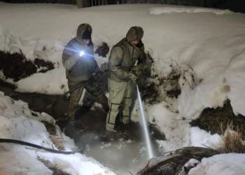 На Мостовой дважды успели остановить потоп