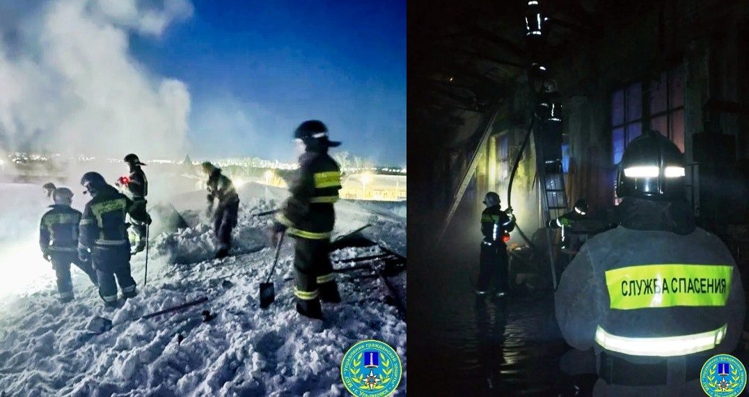 Гаражный бокс сгорел на Фасадной в Ульяновске в ночь на 7 марта