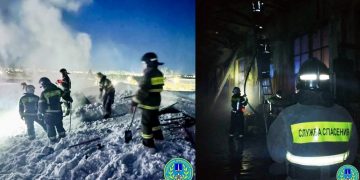 Гаражный бокс сгорел на Фасадной в Ульяновске в ночь на 7 марта