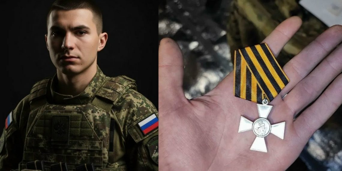 Боец СВО из Ульяновской области Константин Саакян награжден Георгиевским крестом