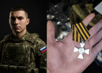 Боец СВО из Ульяновской области Константин Саакян награжден Георгиевским крестом